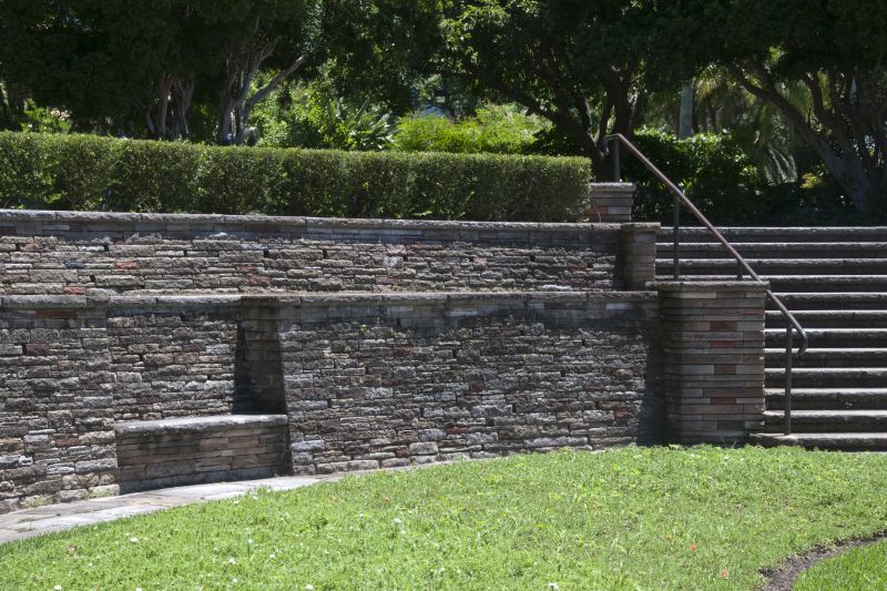 Products For Stone Wall Hardscapings in use