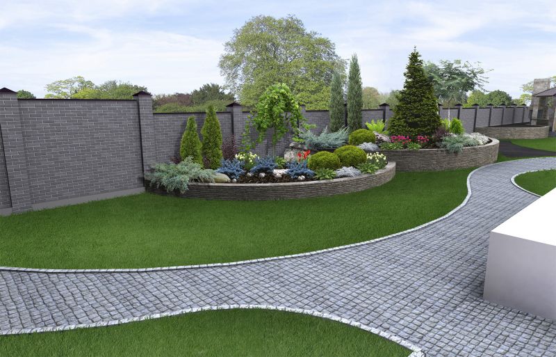 Garden Border Stone Wall